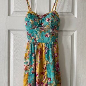 Lovely Boho Summer Dress! Floral Sundress Size Small